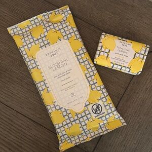 Beekman 1802 Soap Sunshine Lemon + Facial Cleansing Wipes 30 Count Lot New